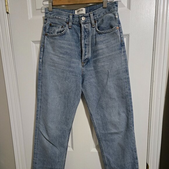 Agolde Pinch waist 90s Straight Denim Jeans 24 - Picture 3 of 11